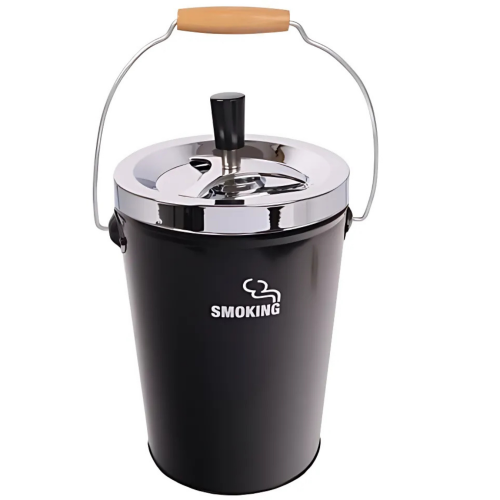 Artikelbild des Artikels “Aschenbecher Drehascher Smoking XXL Schwarz 13cm “