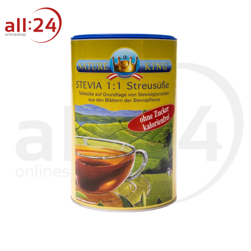 Artikelbild des Artikels “BioKing Stevia Streusüße 1:1, 350g-750g “