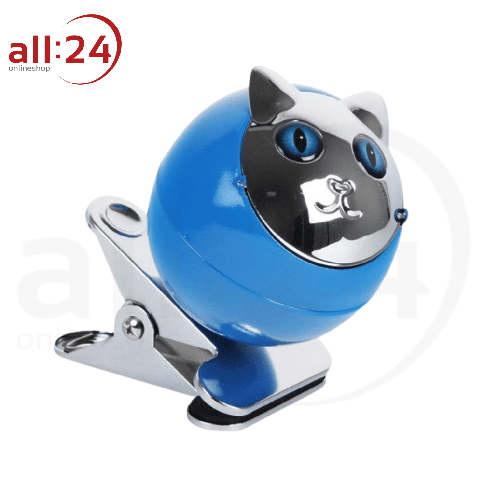 Artikelbild des Artikels “Aschenbecher mit Tischklipp Katze Blau Lustig 9 cm ⌀ “
