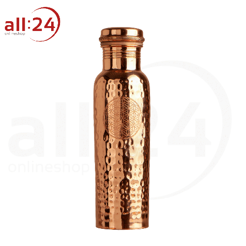 Artikelbild des Artikels “Berk Trinkflasche aus Kupfer Blume des Lebens, 650ml “