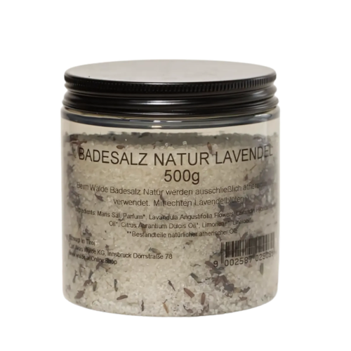 Artikelbild des Artikels “Walde Badesalz Natur Lavendel, 500g “
