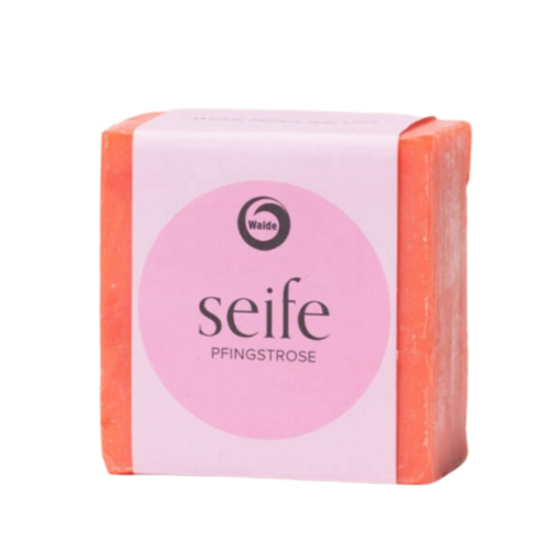 Artikelbild des Artikels “Walde Seifenstück Naturseife Pfingstrose 150g “