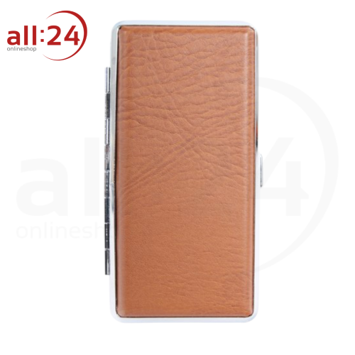 Artikelbild des Artikels “Zigaretten Etui PVC Cognac - Für Long Size Zigaretten “