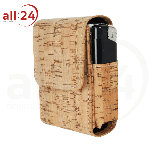 Artikelbild des Artikels “Zigaretten Box Kork Braun, für 20 Stück 80mm Zigaretten “