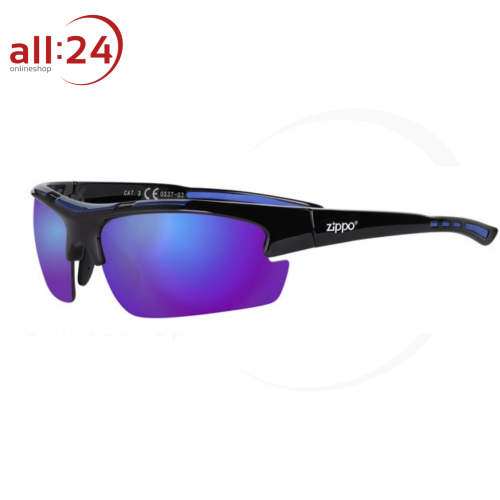 Artikelbild des Artikels “Zippo Sonnenbrille Sunglasses Linea Sportiva Blau-Schwarz “