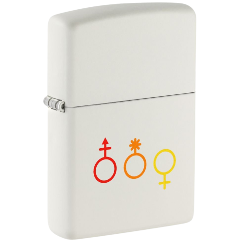 Artikelbild des Artikels “Zippo Feuerzeug Classic LGTBQ+ White Matte “