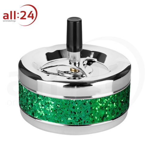 Artikelbild des Artikels “Zorr Aschenbecher Glitter Dunkelgrün “