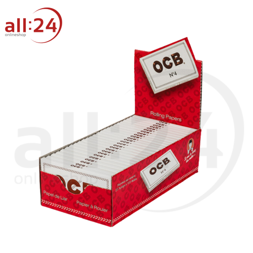 Artikelbild des Artikels “OCB Weiß Double Zigarettenpapier Slim Kurz, 1 Box mit 25 Heftchen mit je 100 Blatt “