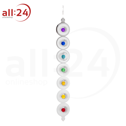 Artikelbild des Artikels “Chakra Mobile 76 cm Edelstahl Windspiel “