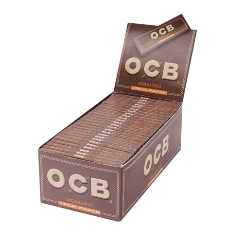 Artikelbild des Artikels “BOX OCB Virgin Single Wide Kurz Zigarettenpapier, 50 Stück “