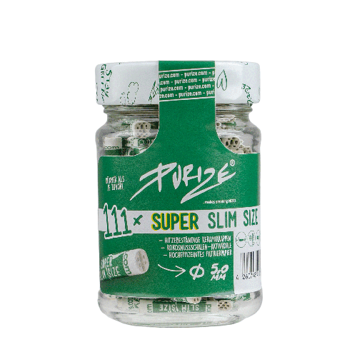 Artikelbild des Artikels “Purize Aktivkohlefilter 111 Stück Super Slim Size Glas “