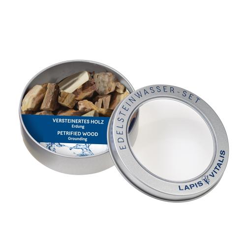 Artikelbild des Artikels “Wassersteine in Geschenkdose - Versteinertes Holz “