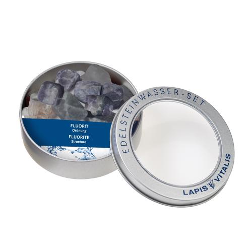 Artikelbild des Artikels “Wassersteine in Geschenkdose - Fluorit “