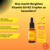 Artikelbild 4 des Artikels “Berglöwe Flüssiges Vitamin D3 + K2 Tropfen 30ml Vegan “