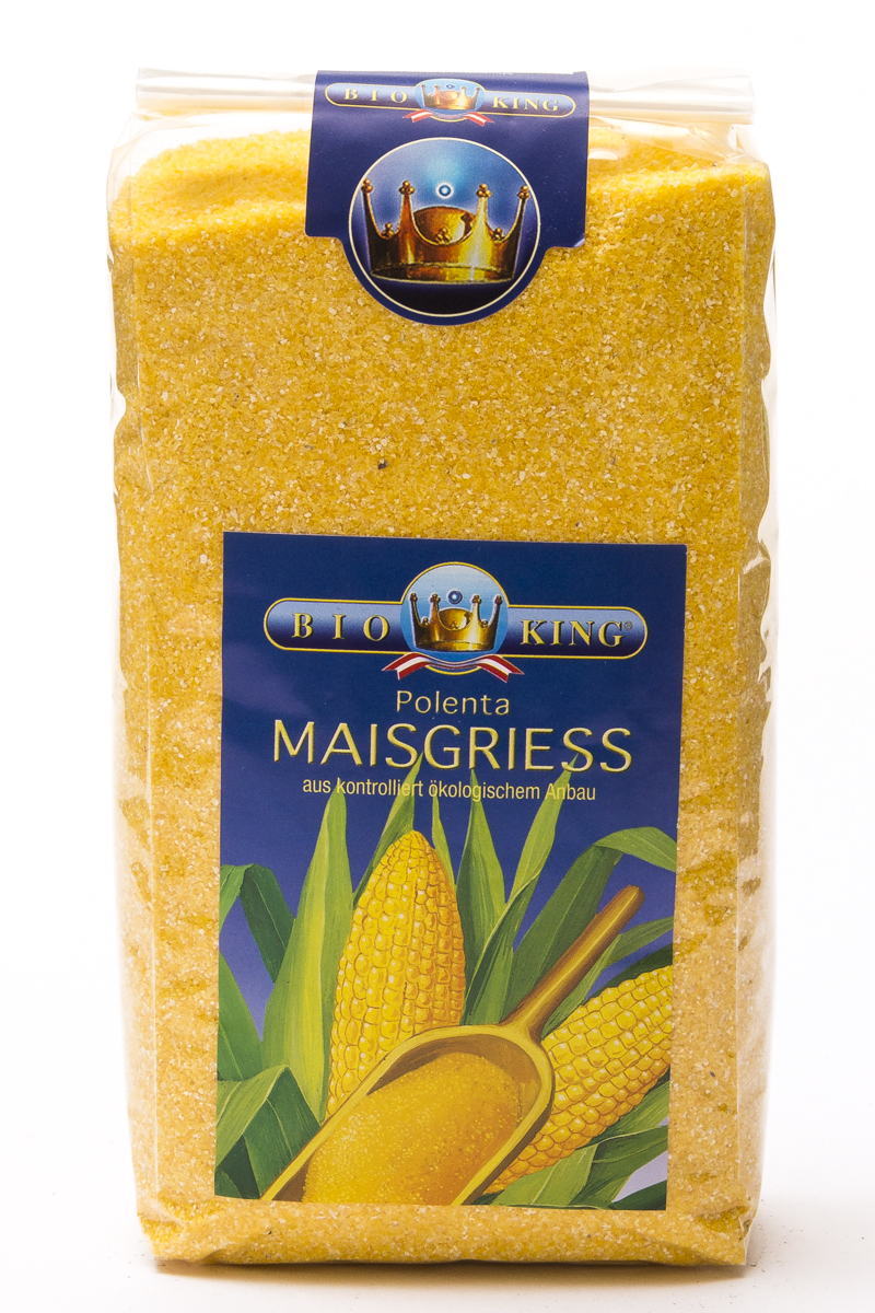 Artikelbild 1 des Artikels “BioKing Bio Maisgriess Polenta, 500g-750g “