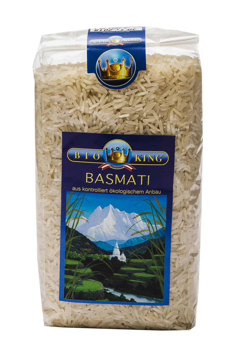 Artikelbild 1 des Artikels “BioKing Echter Indischer Bio Basmati-Reis Geschält, 500g-1000g “