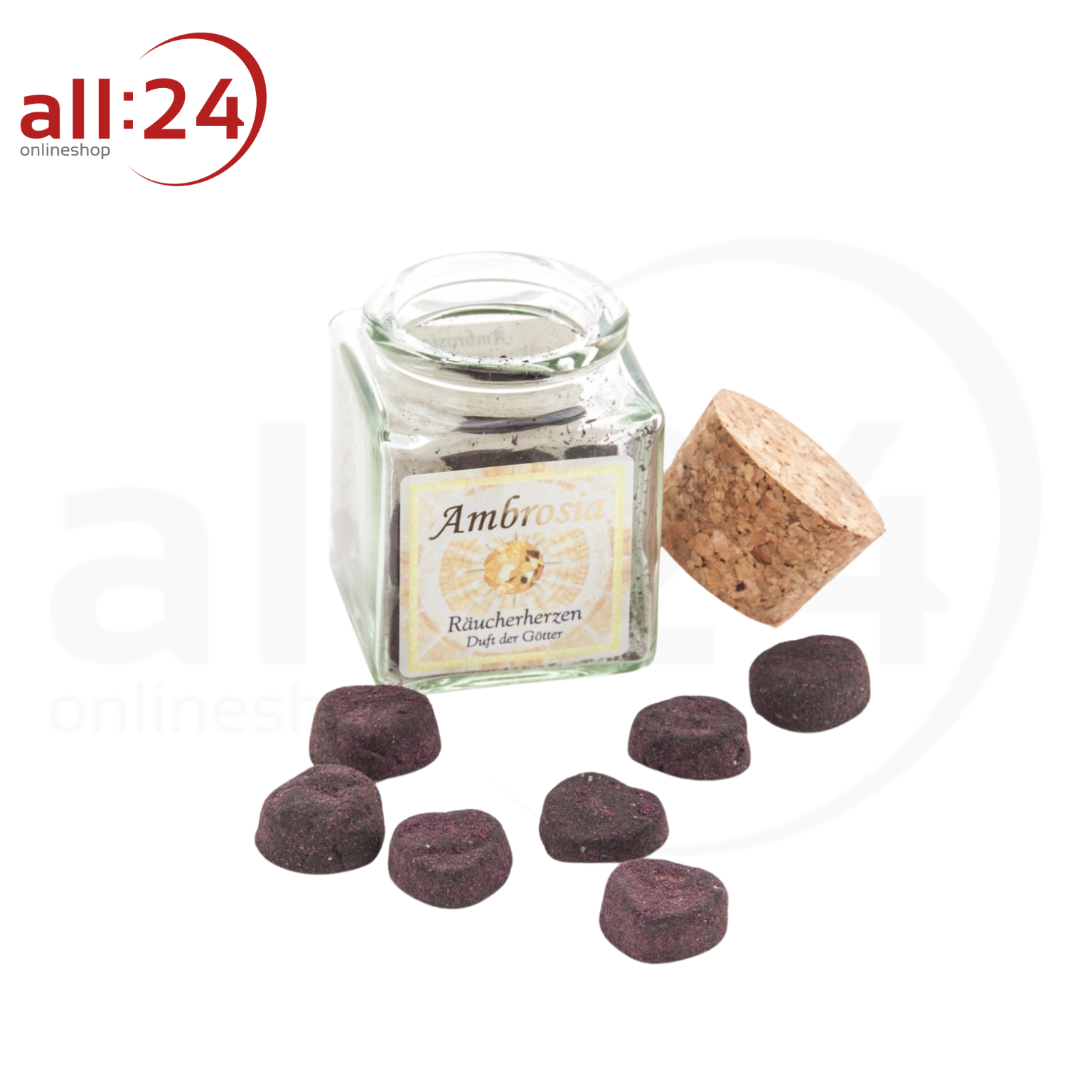 Artikelbild 1 des Artikels “Ambrosia Räucherherzen Holy Smokes Duft der Götter, 12 Stück “