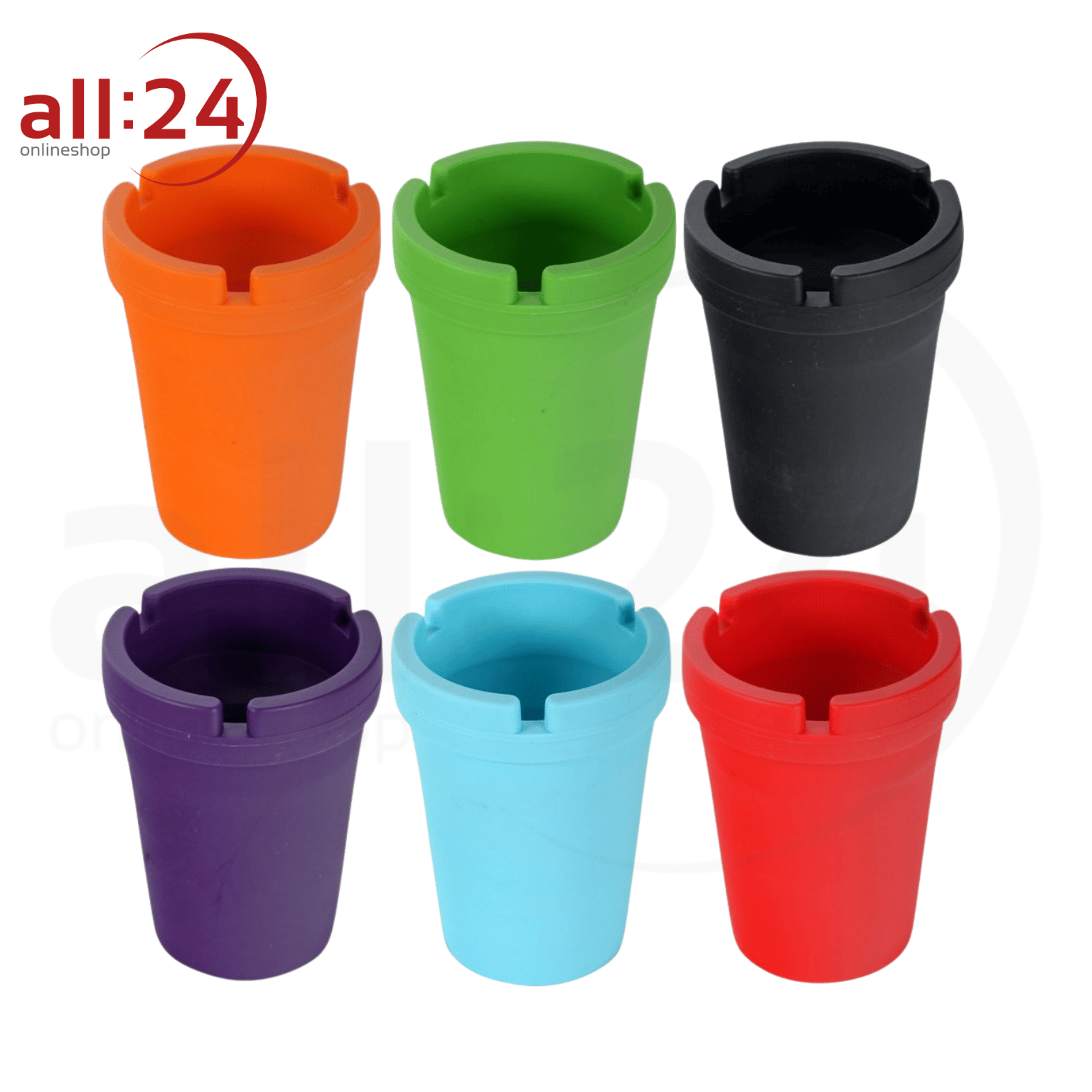 Artikelbild 1 des Artikels “Aschenbecher fürs Auto bunt 12er Set “