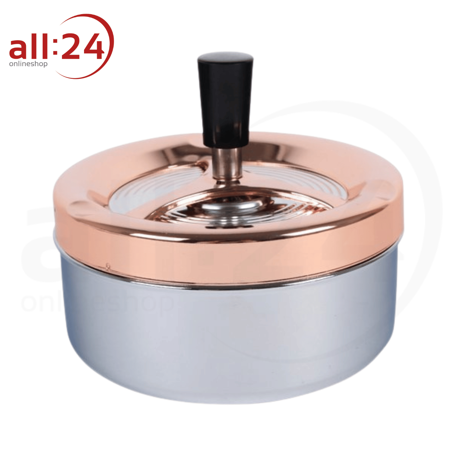 Artikelbild 1 des Artikels “Aschenbecher Drehascher Chrom/Bronze ⌀ 13 cm “