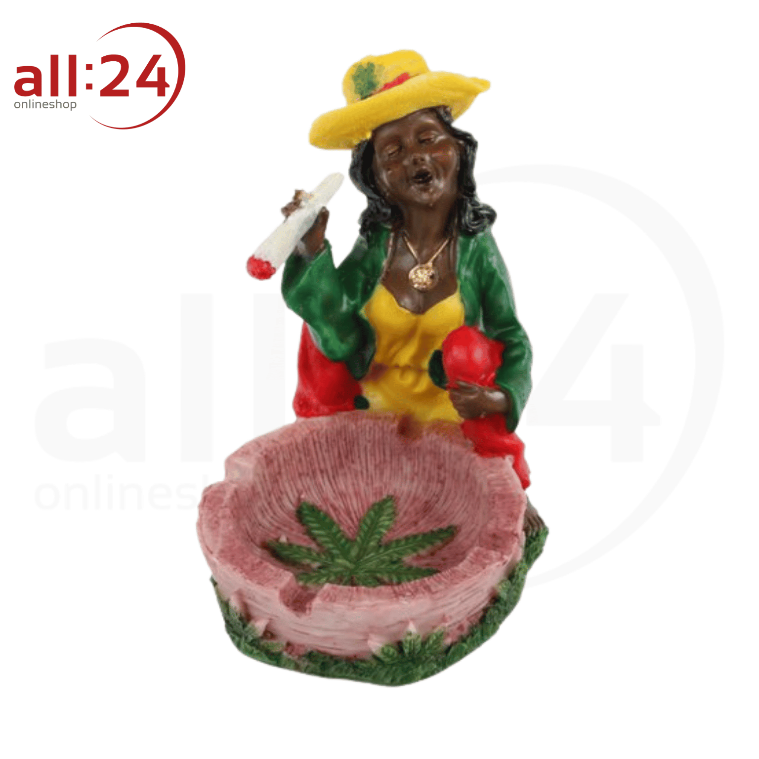 Artikelbild 1 des Artikels “Aschenbecher Hartz Rasta Frau 13 cm “