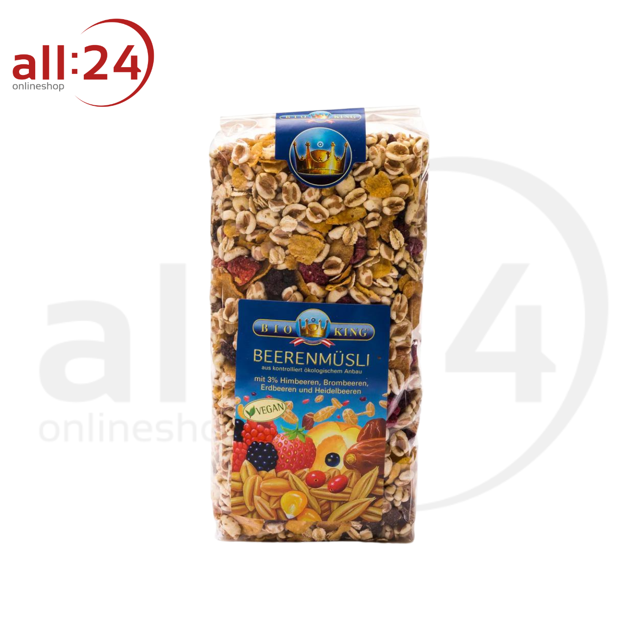 Artikelbild 1 des Artikels “BioKing Bio Beerenmüsli Vegan, 375g “