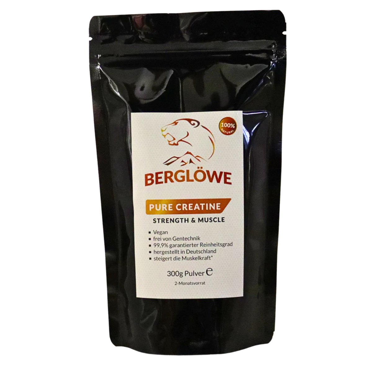Artikelbild 1 des Artikels “Berglöwe Pure Creatine Pulver 300g “