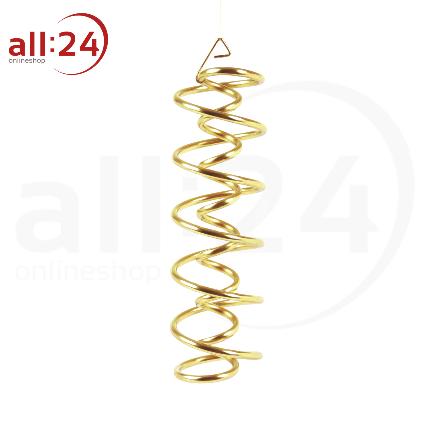 Artikelbild 1 des Artikels “Feng Shui DNS-Spirale aus Messing, 17 cm hoch “