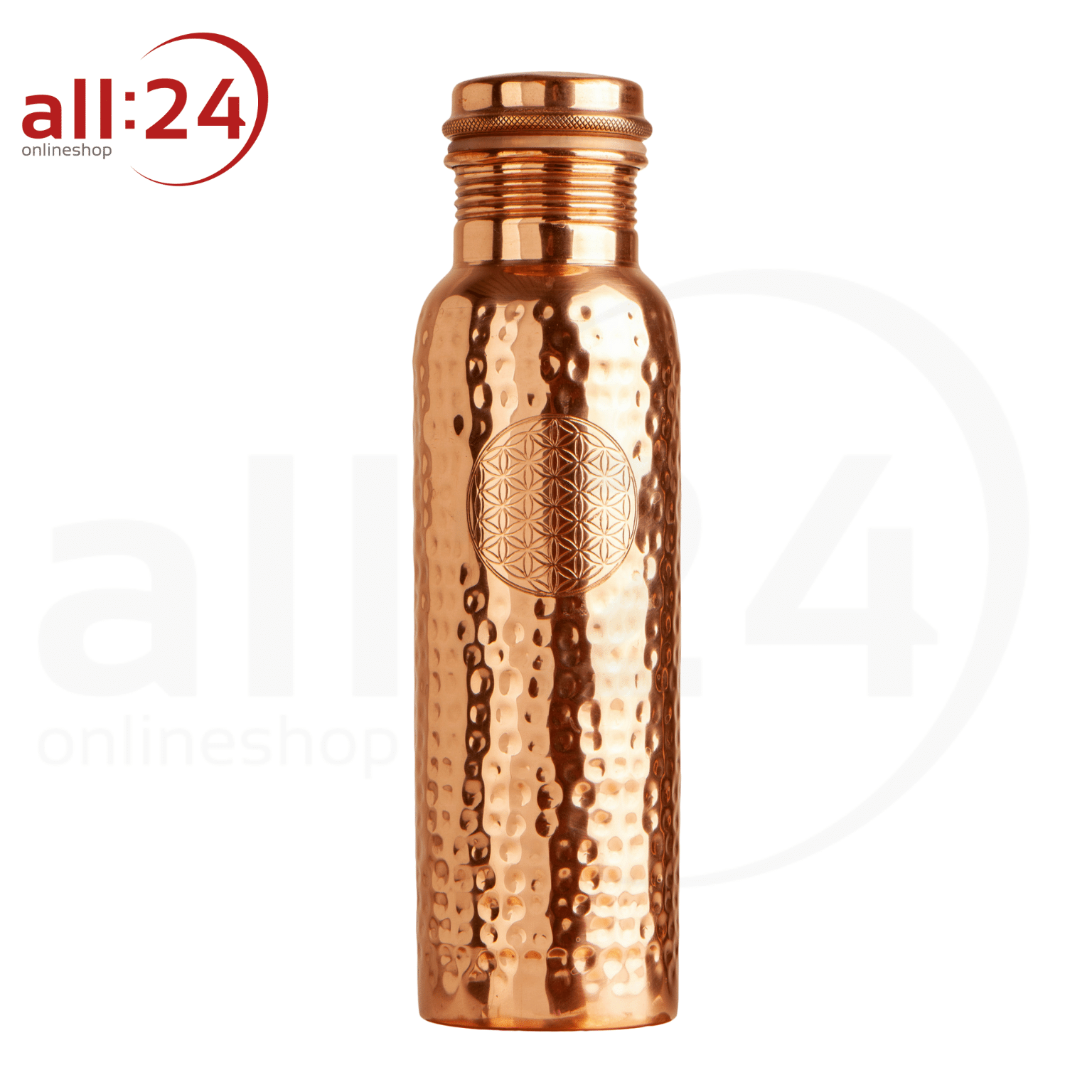 Artikelbild 1 des Artikels “Berk Trinkflasche aus Kupfer Blume des Lebens, 900ml “