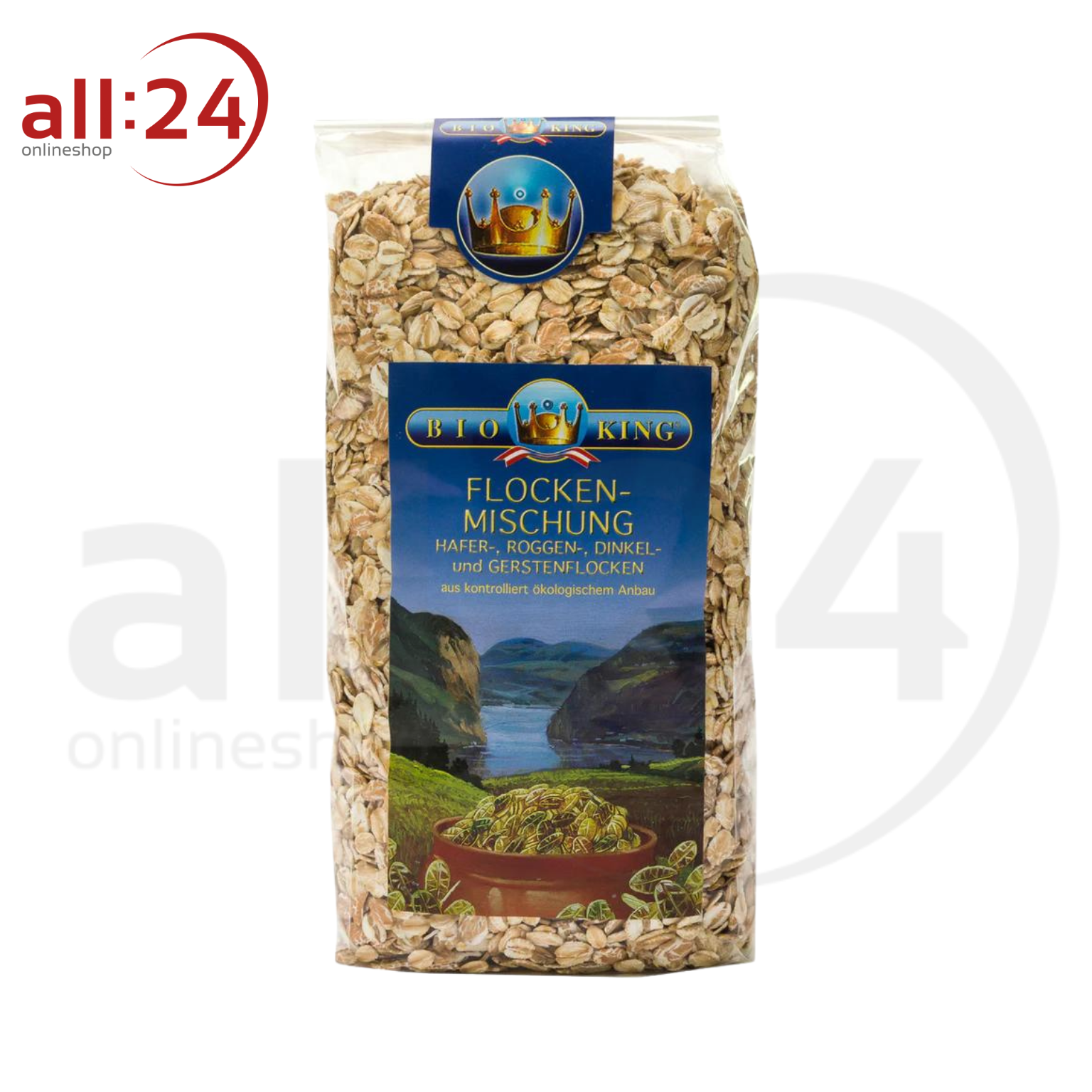Artikelbild 1 des Artikels “BioKing Bio Flockenmischung, 500g “