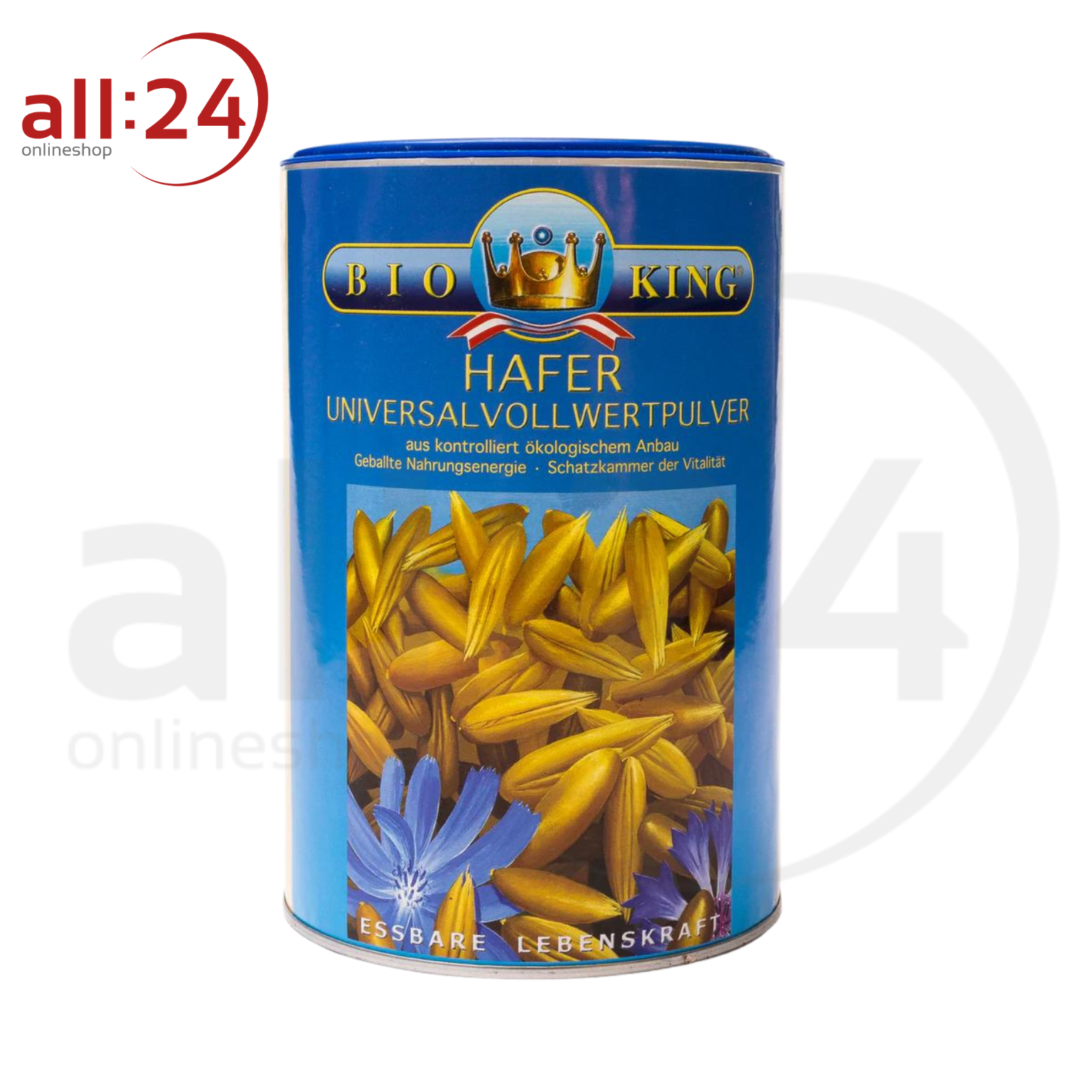 Artikelbild 1 des Artikels “BioKing Hafer Vollwertpulver, biologisch zertifiziert, 500g “