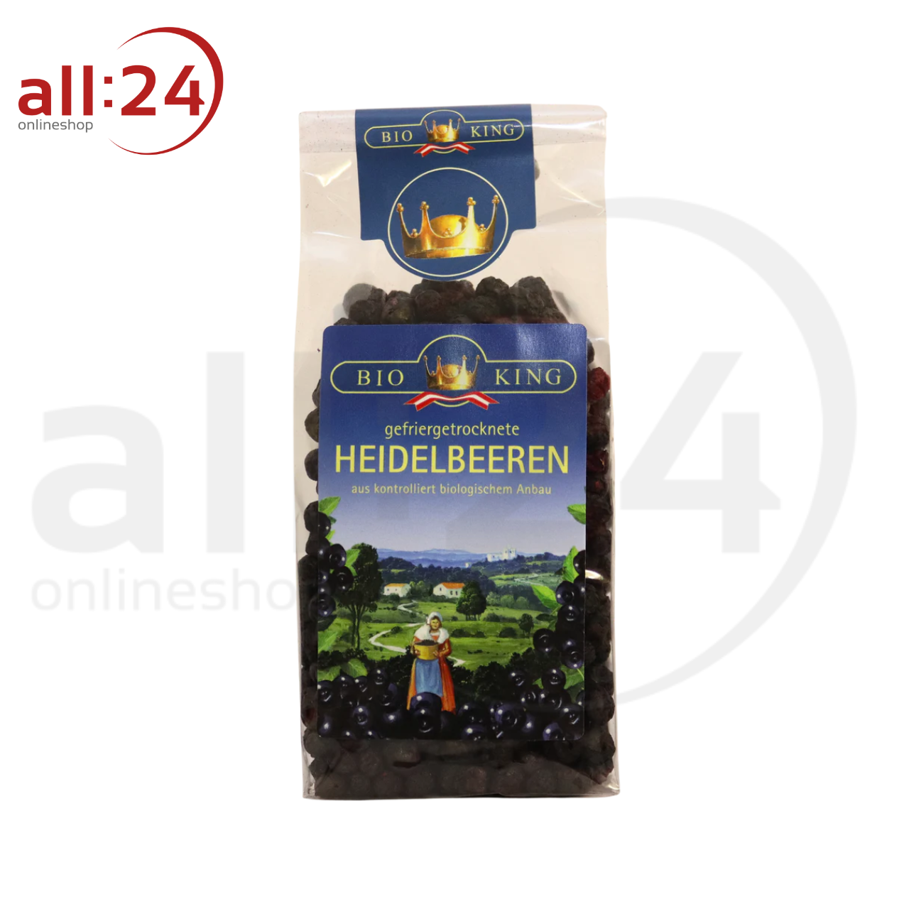 Artikelbild 1 des Artikels “BioKing Bio Heidelbeeren Gefriergetrocknet, 40g “