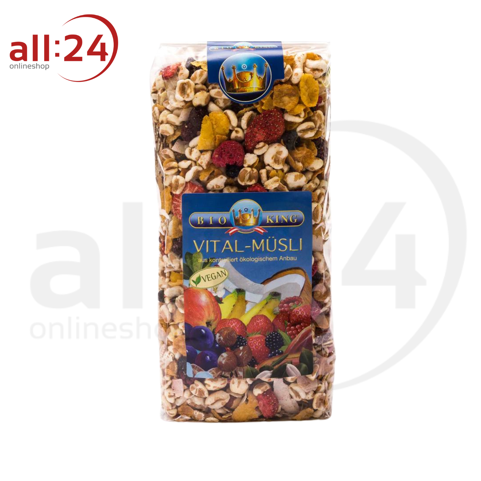 Artikelbild 1 des Artikels “BioKing Bio Vital Müsli Vegan, 375g “