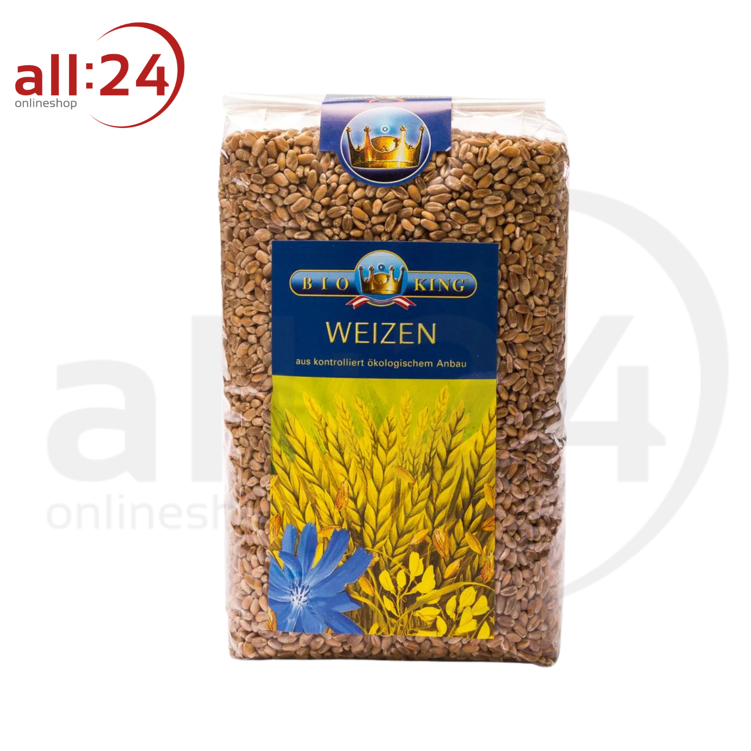 Artikelbild 1 des Artikels “BioKing Bio Weizen Ganz, 1000g “