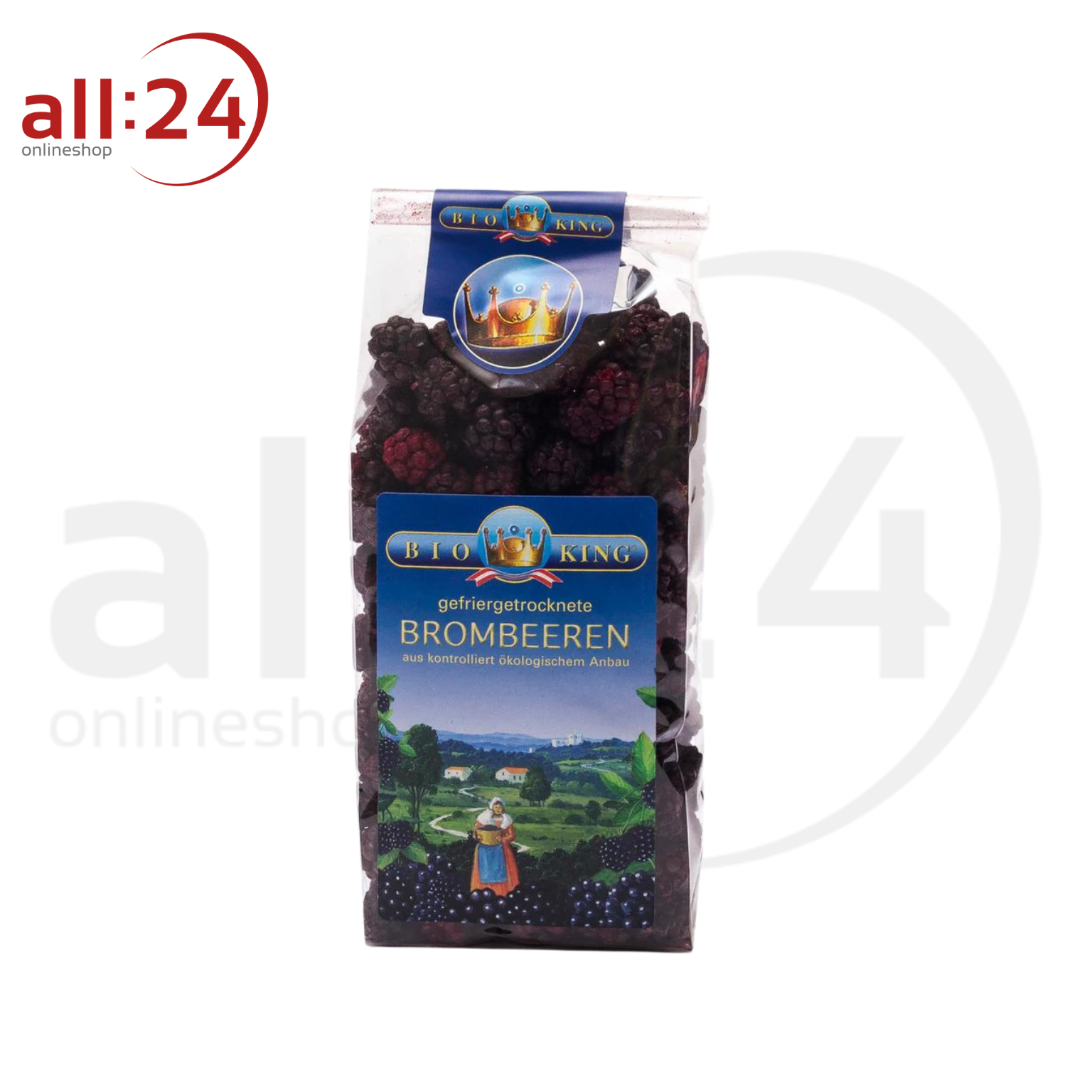 Artikelbild 1 des Artikels “BioKing Bio Brombeeren Gefriergetrocknet, 50g “