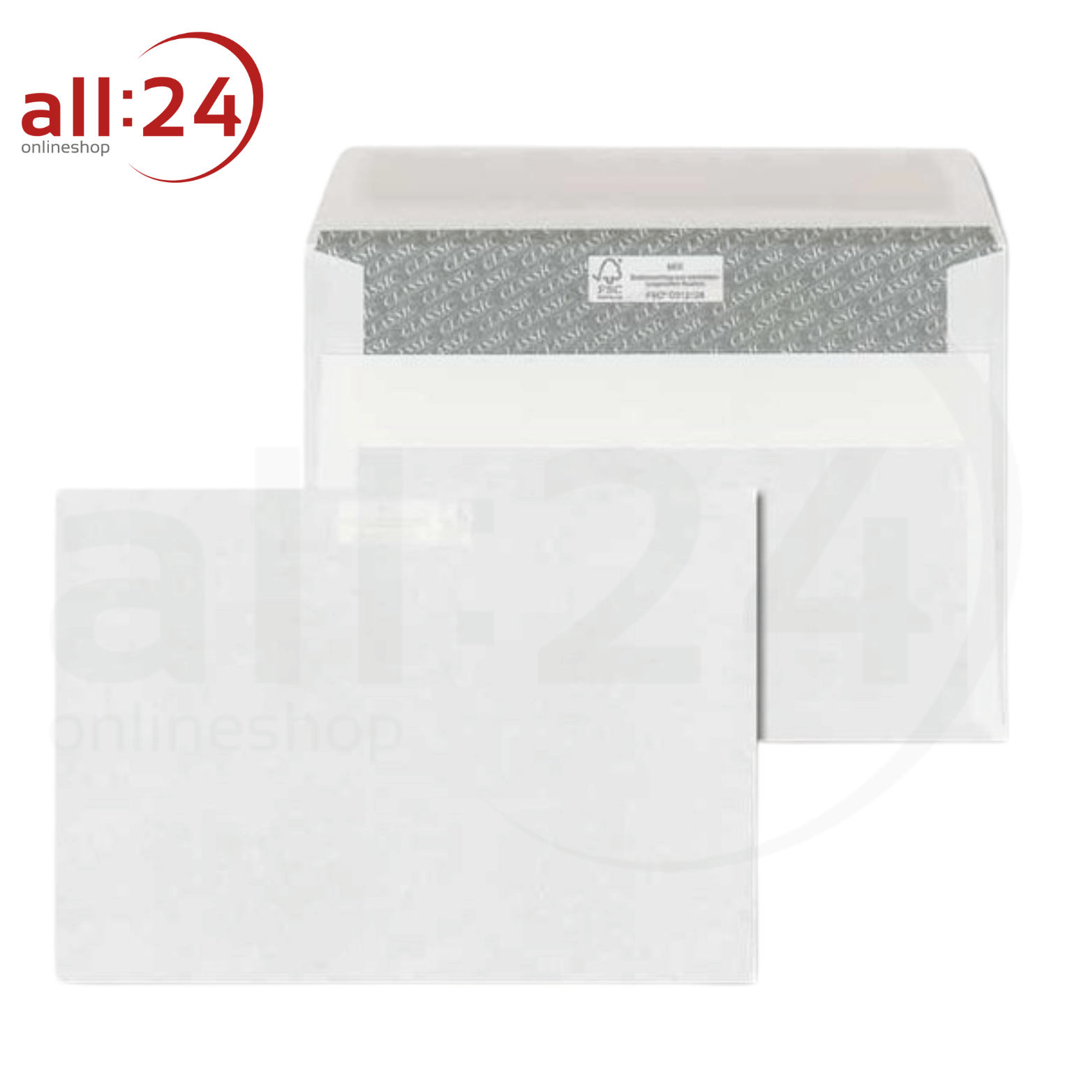 Artikelbild 1 des Artikels “Briefumschläge Kuvert C6 Weiß Haftstreifen - 25 Stück “