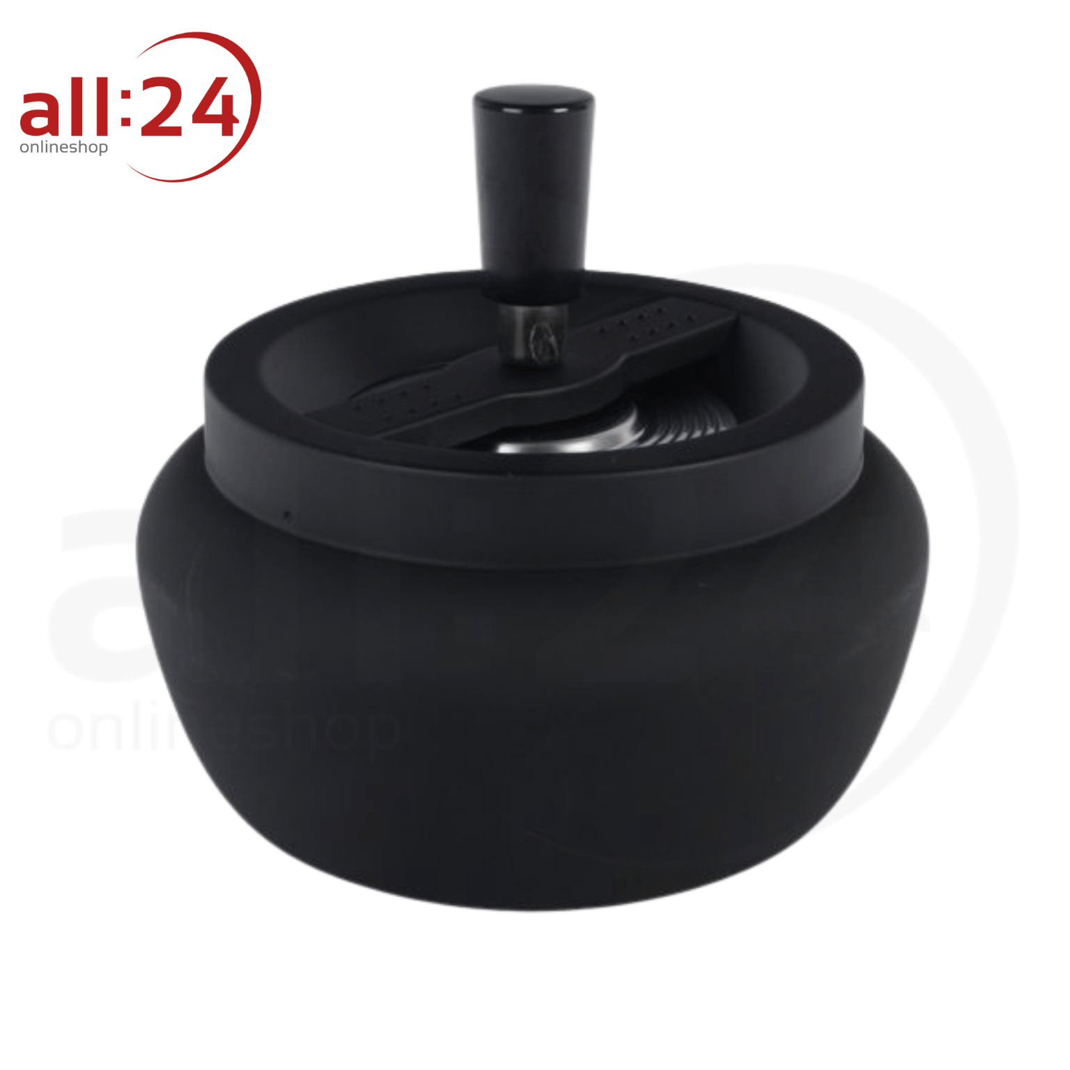 Artikelbild 1 des Artikels “Aschenbecher Drehascher Schwarz Matt 11 cm ⌀ “