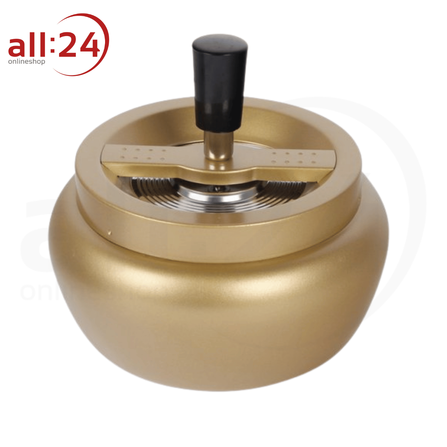 Artikelbild 1 des Artikels “Aschenbecher Drehascher Gold 13 cm Ø “