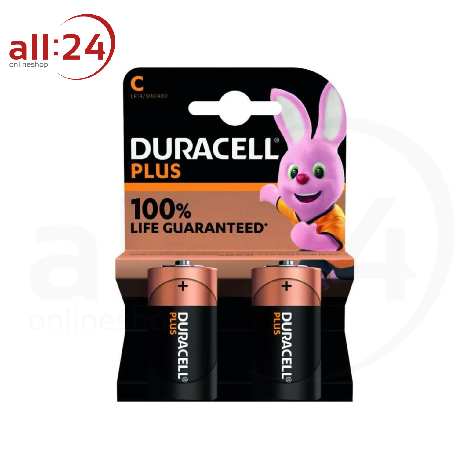 Artikelbild 1 des Artikels “Duracell Plus Batterien Baby C LR14 2er Packung “