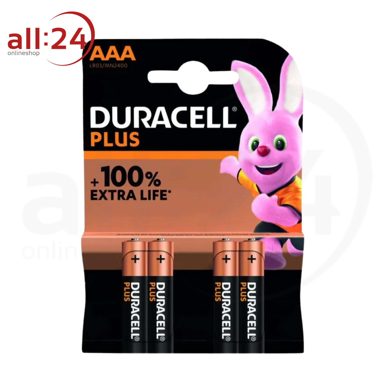 Artikelbild 1 des Artikels “Duracell Batterien Micro AAA LR03 4er Packung “
