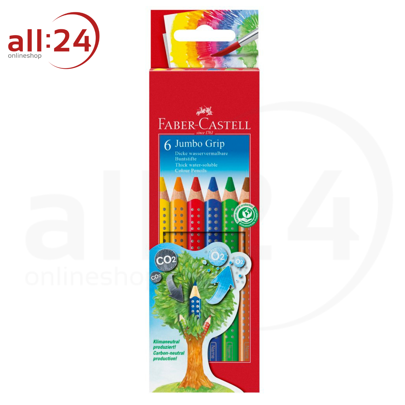 Artikelbild 1 des Artikels “Faber Castell Farbstifte Jumbo Grip 6 St. “