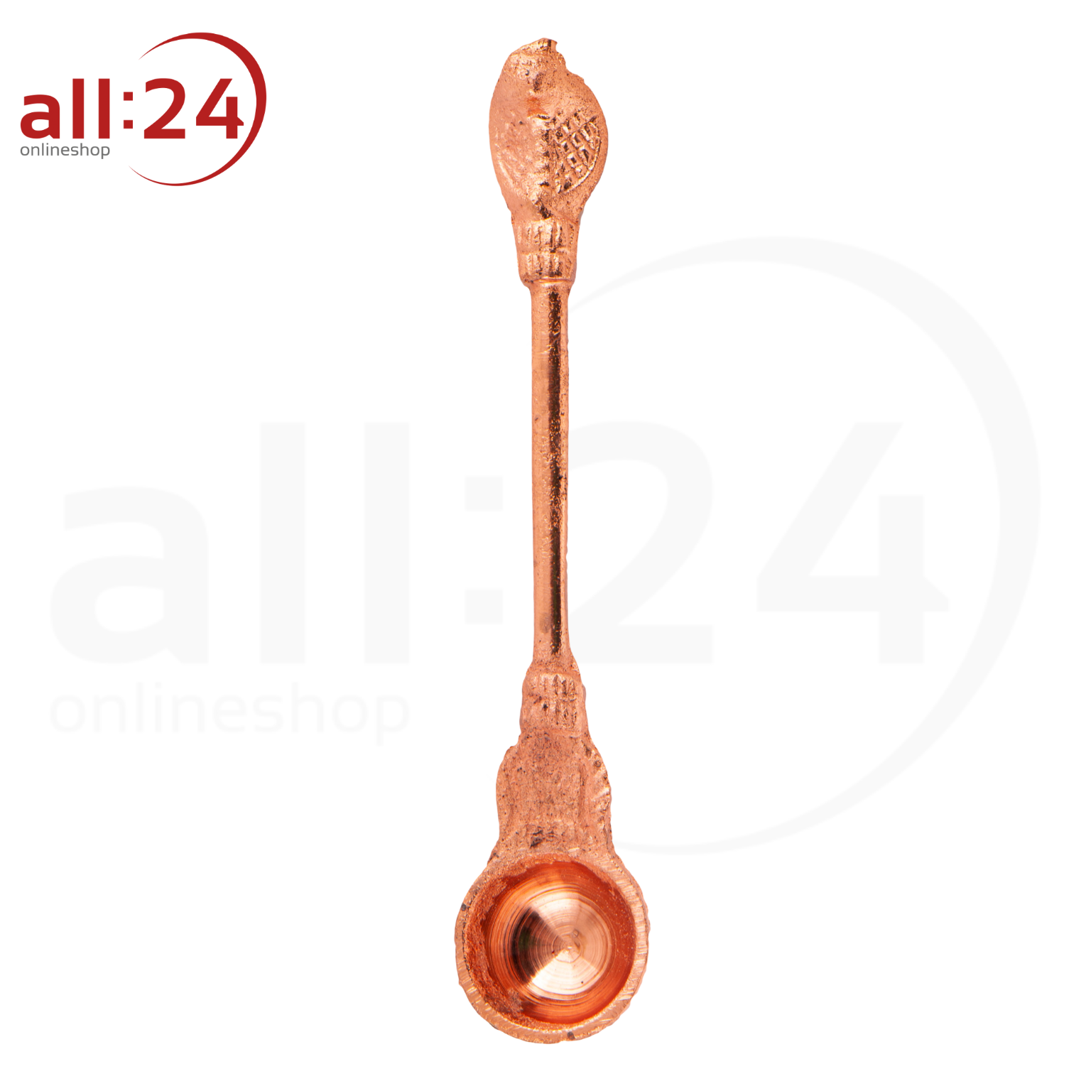 Artikelbild 1 des Artikels “Dhoop-Löffel zum Räuchern aus Kupfer, 16 cm lang “
