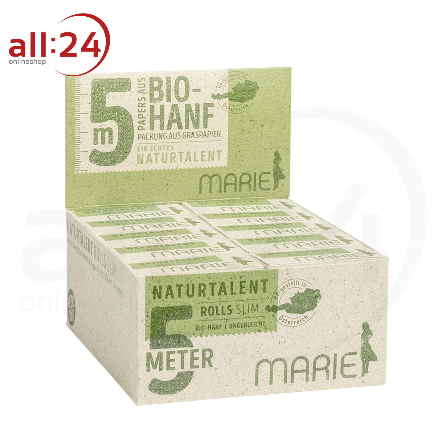 Artikelbild 1 des Artikels “BOX MARIE Naturtalent Rolls Slim 20er Pack à 5 Meter “