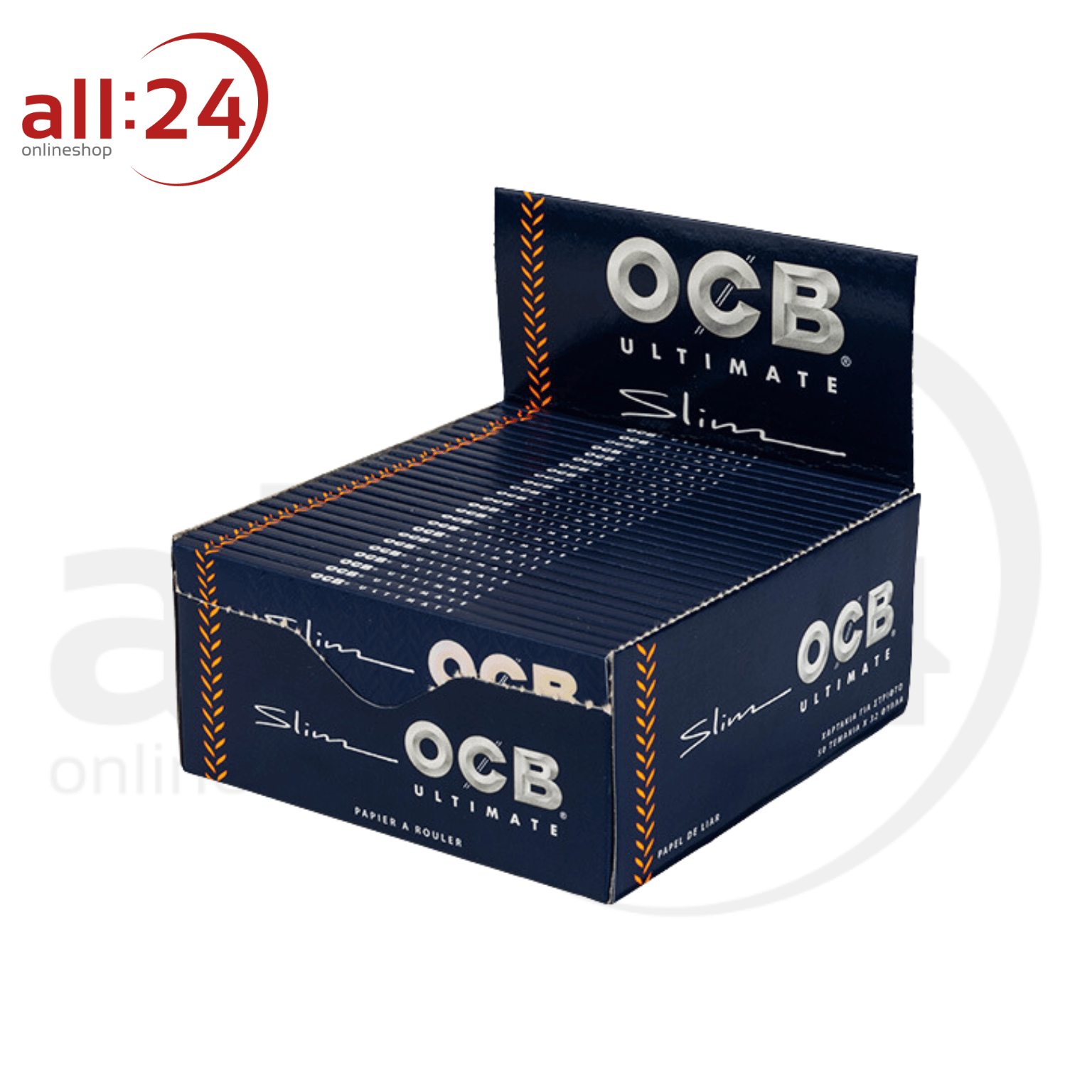 Artikelbild 1 des Artikels “OCB Ultimate Slim King Size Zigarettenpapier - 50 Heftchen à 32 Blatt “
