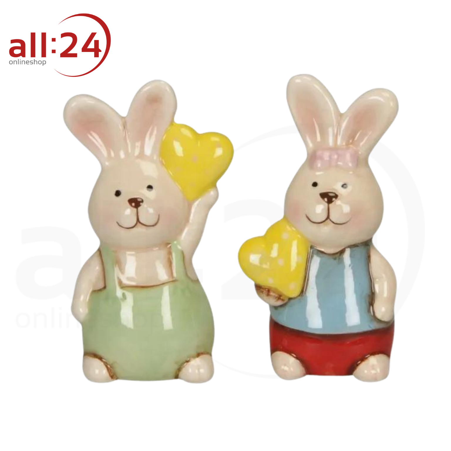 Artikelbild 1 des Artikels “Deko Dolomit-Hase, 2 Stück Ostern “