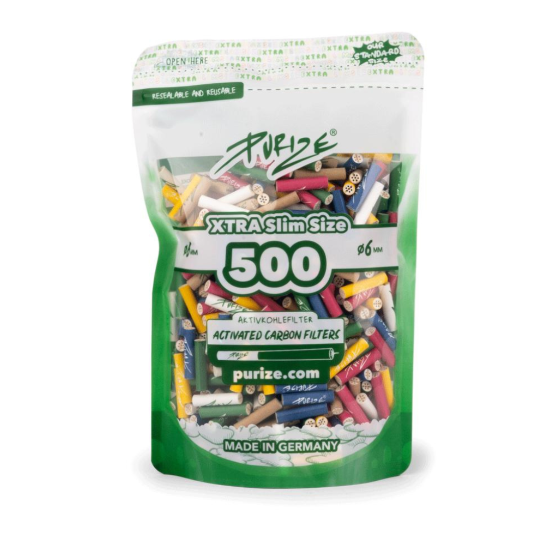 Artikelbild 1 des Artikels “PURIZE Xtra Slim Aktivkohlefilter 500 Stück Ø 6 mm “