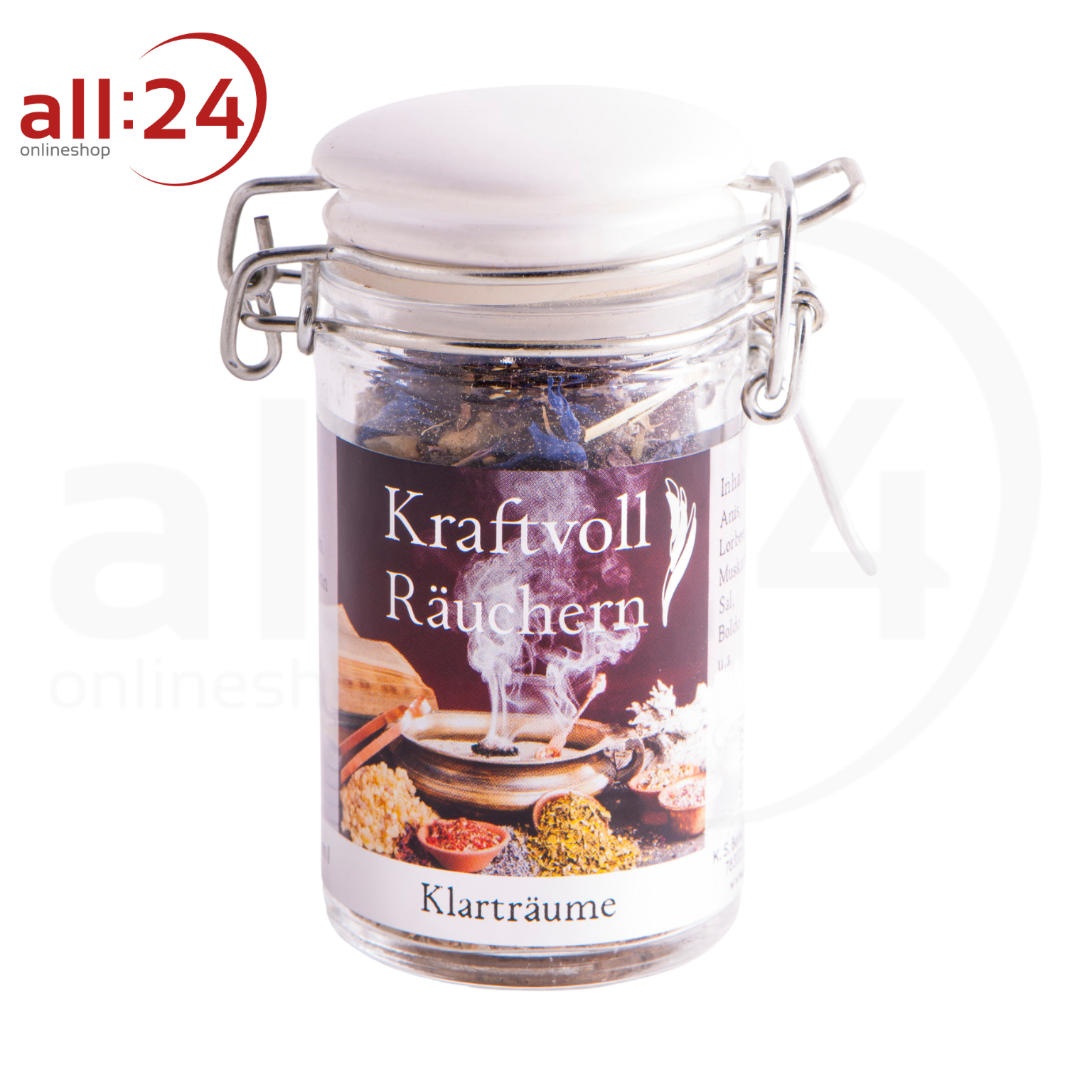 Artikelbild 1 des Artikels “Räuchermischung Klarträume Kraftvoll Räuchern “