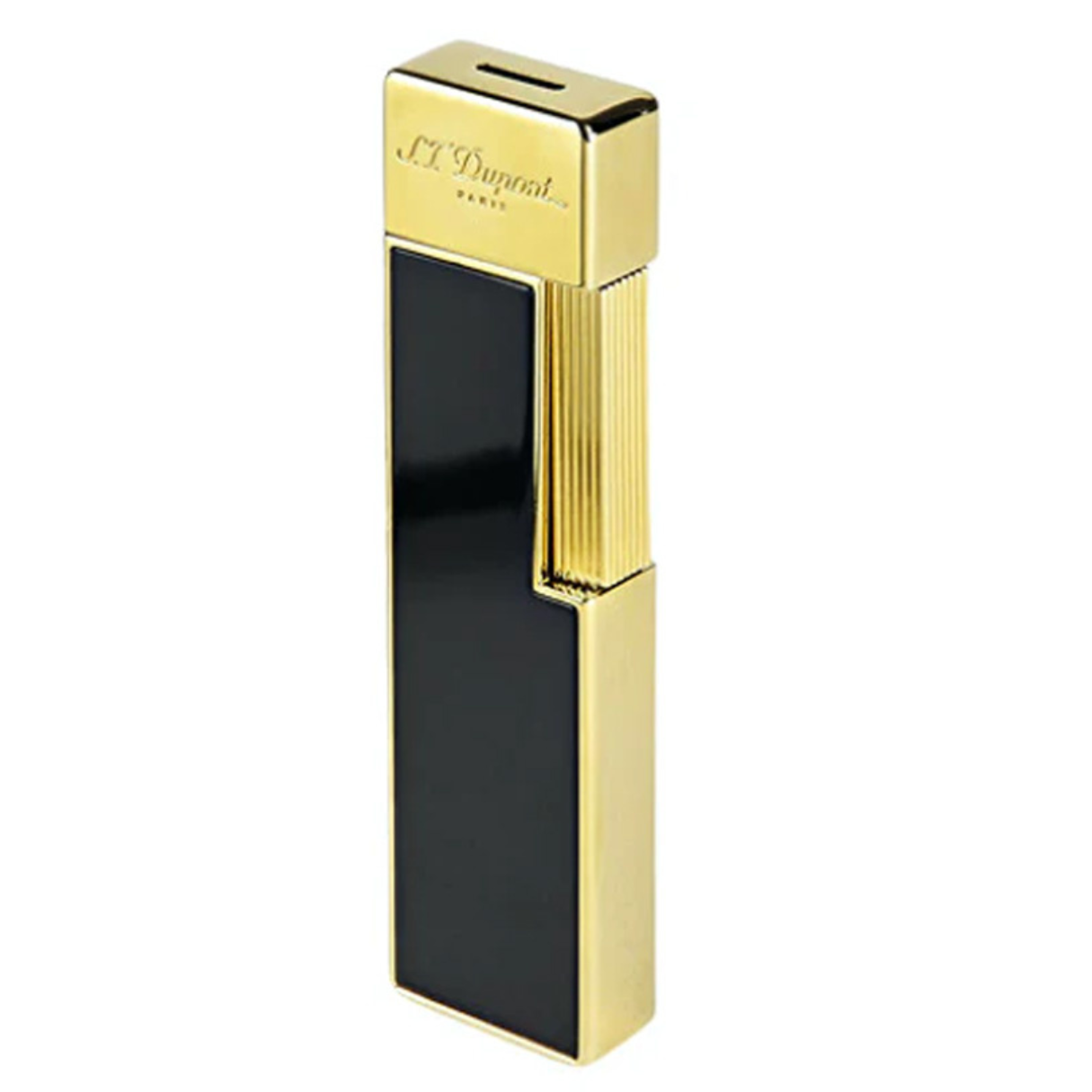 Artikelbild 1 des Artikels “S.T. Dupont Feuerzeug Twiggy Black Lacquer/Golden “