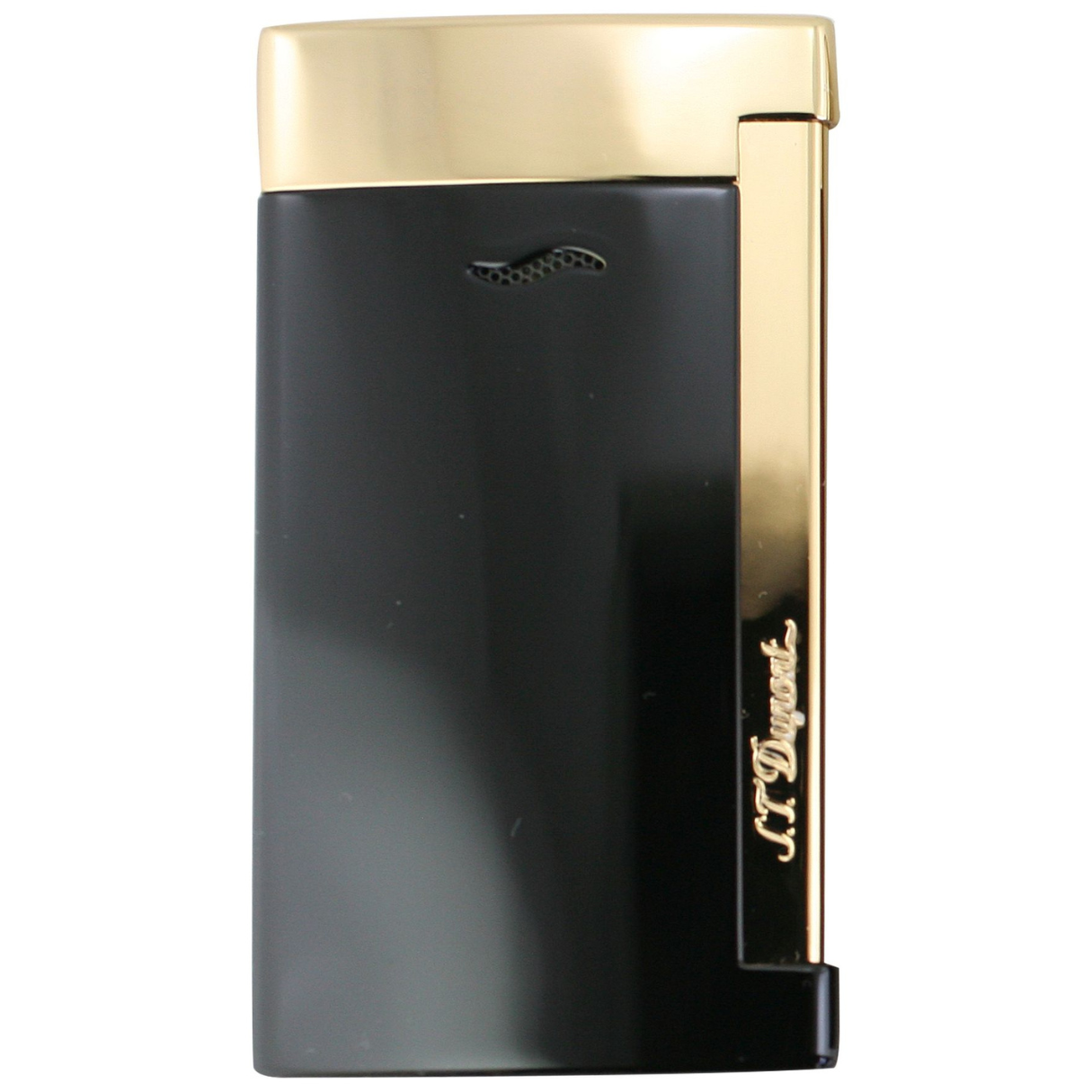 Artikelbild 1 des Artikels “S.T. Dupont Feuerzeug Slim 7 Schwarz & Golden Finishes “