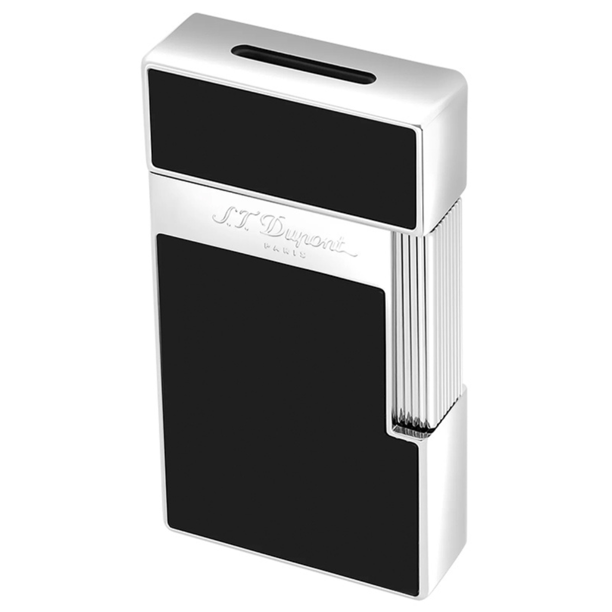 Artikelbild 1 des Artikels “S.T. Dupont Feuerzeug Slimmy Black Lacquer/Chrome “