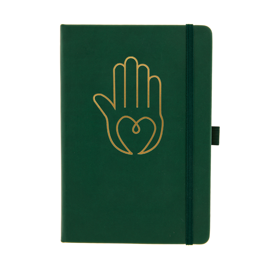 Artikelbild 1 des Artikels “Yoga Tagebuch Journal Grün Hand, A5 “